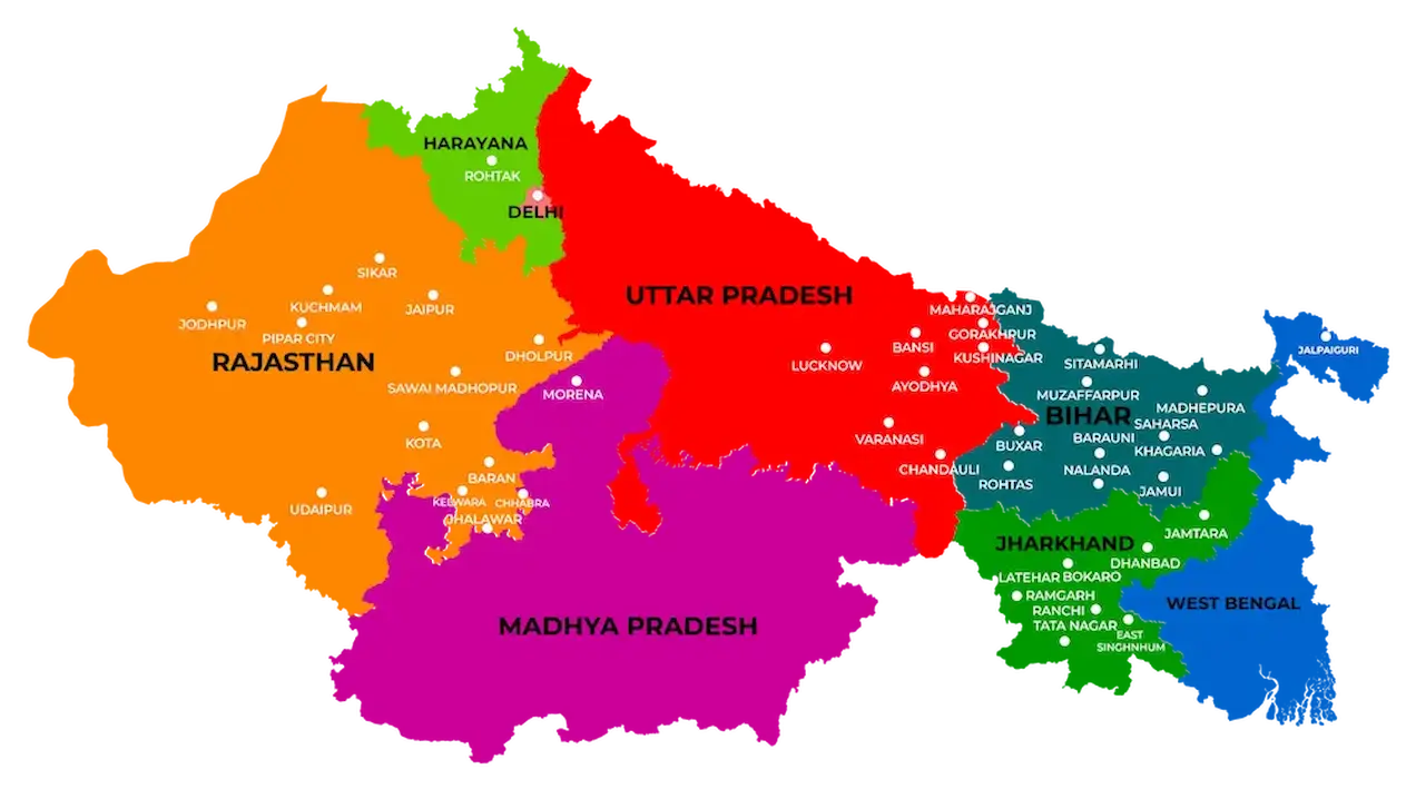 Branches ka map